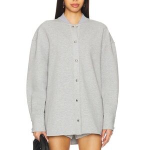 SER.O.YA Light Gray Button-Down Jacket